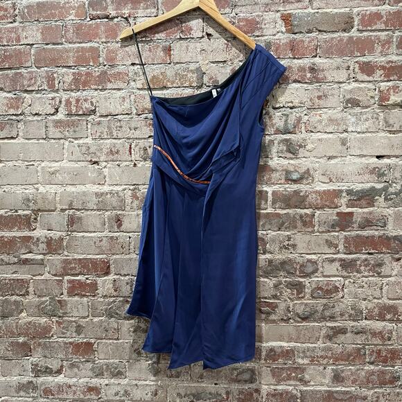 Sachin + Babi Athena One Shoulder Dress Size 4 - Picture 2 of 5